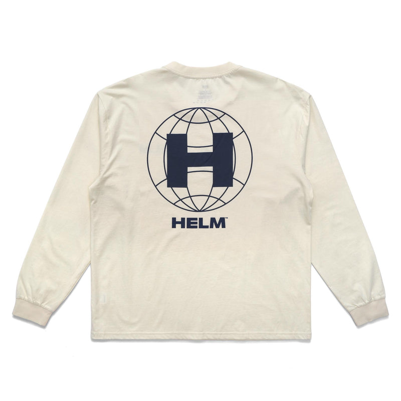 Globe L/S Tee - Creme