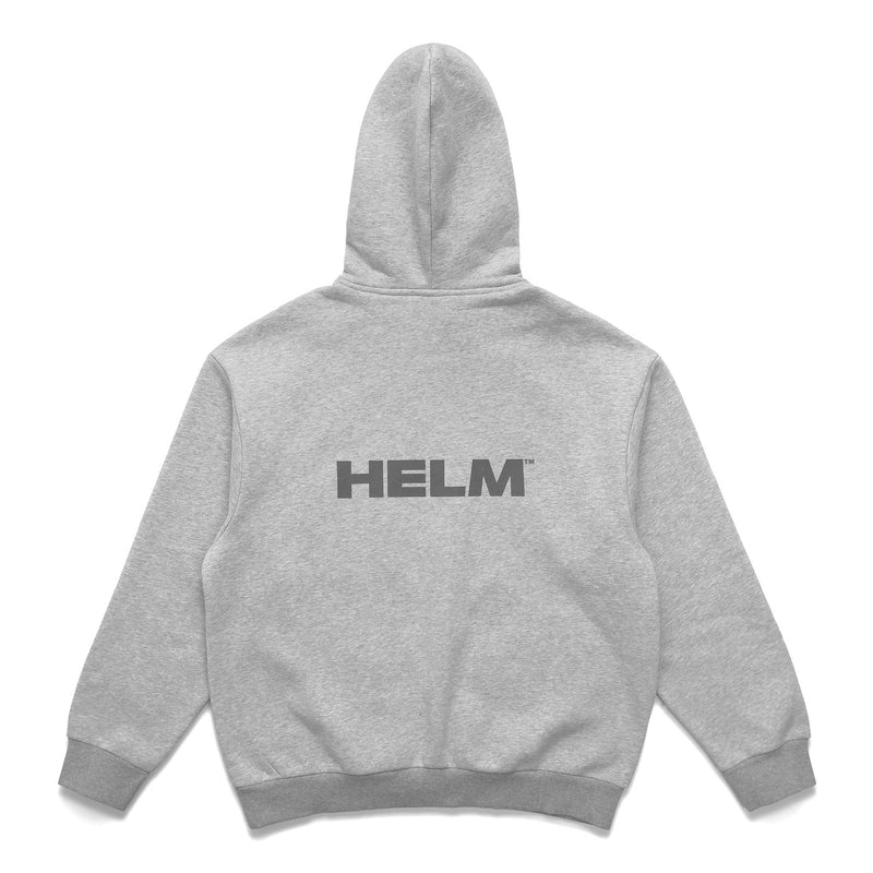 Block Logo Hoodie - Heather Grey