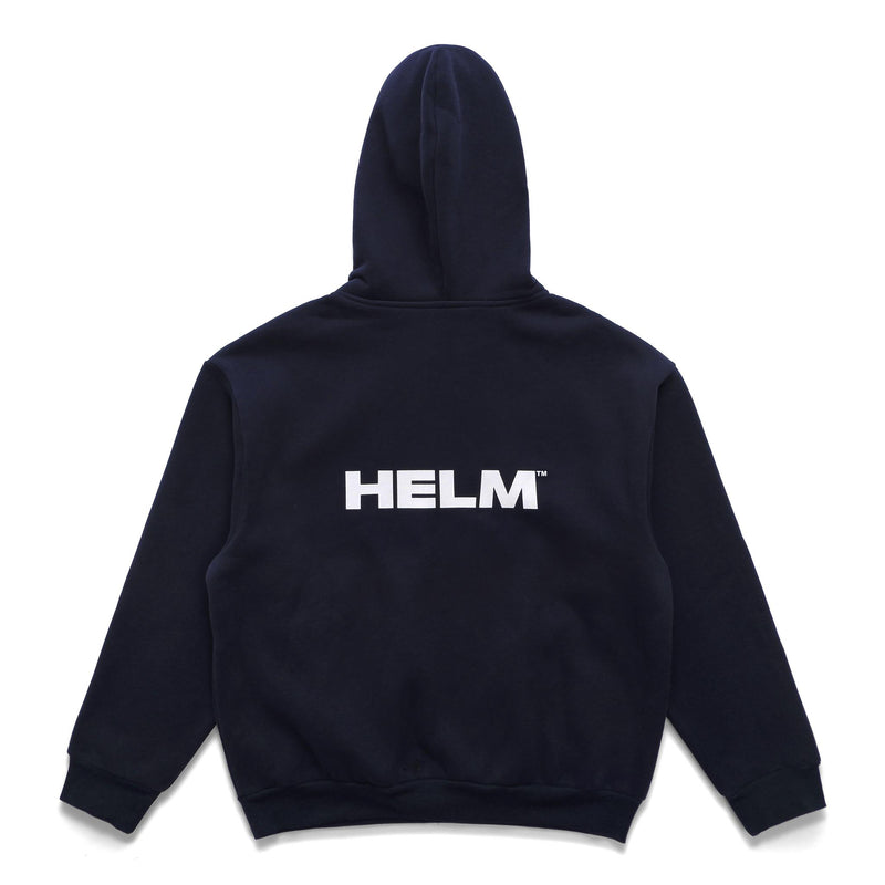 Block Logo Hoodie - Navy