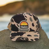 Sunrise Patch Trucker Hat - Duck Camo